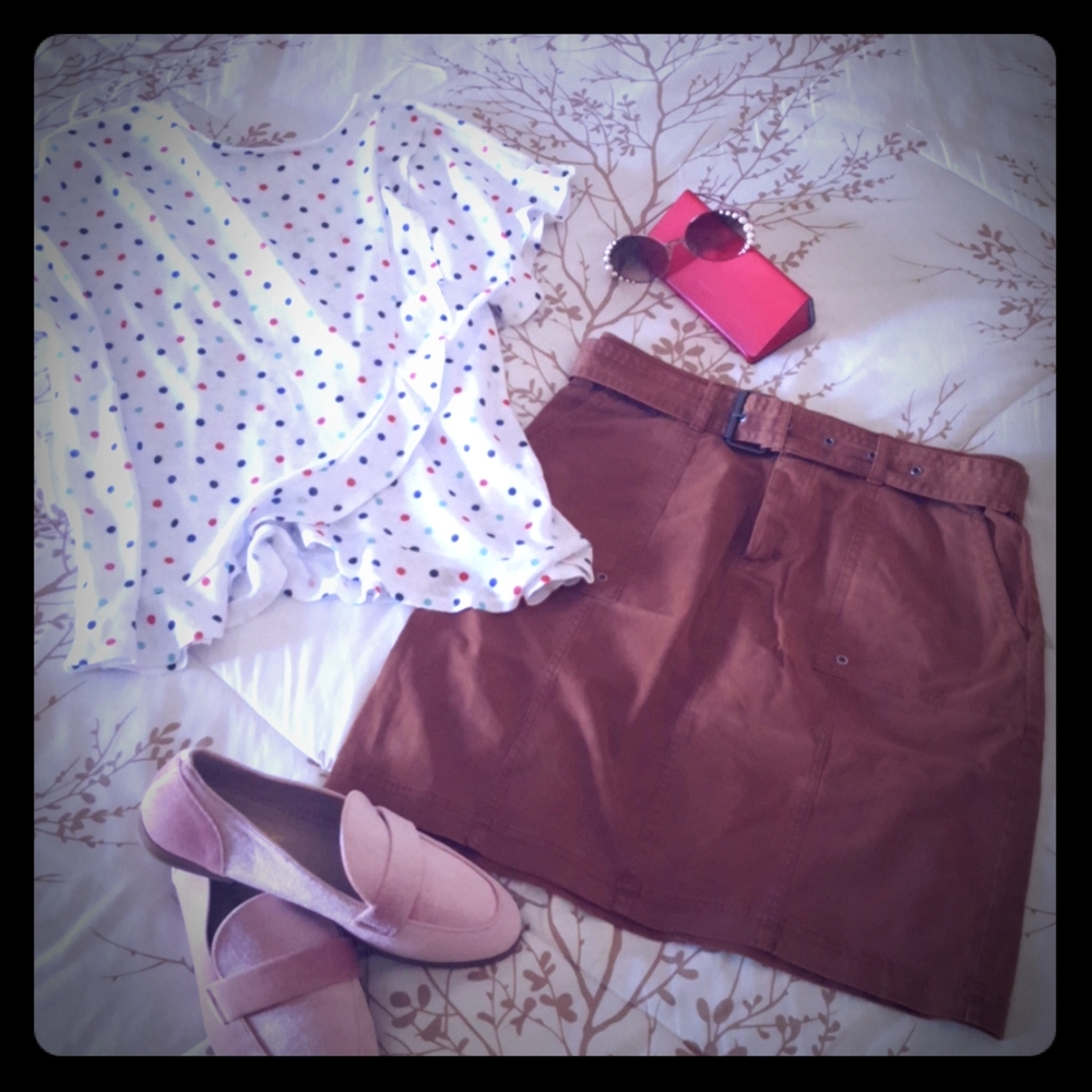 💛☄Hot☄Neiman Skirt w matching Belt w Pockets - Picture 2 of 12